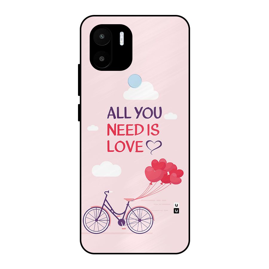 Cycle Of Love Metal Back Case for Redmi A2 Plus