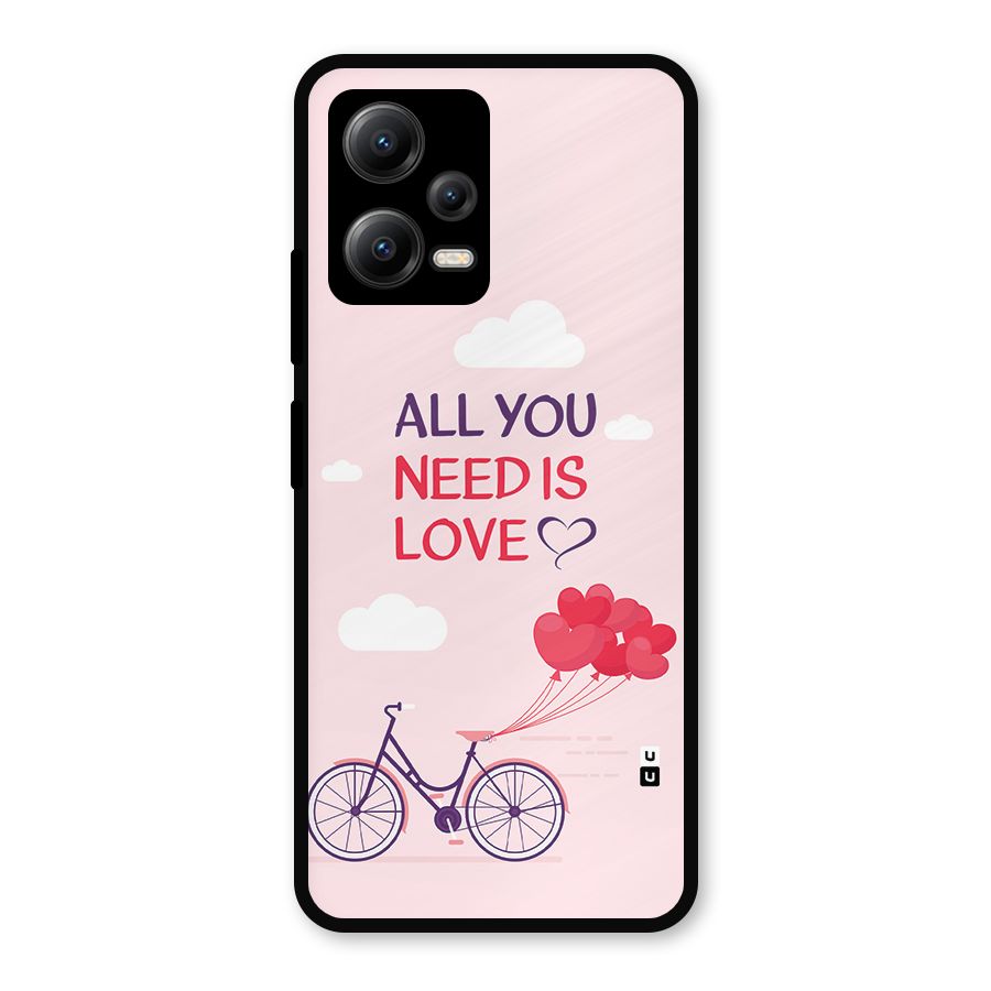 Cycle Of Love Metal Back Case for Redmi Note 12 5G
