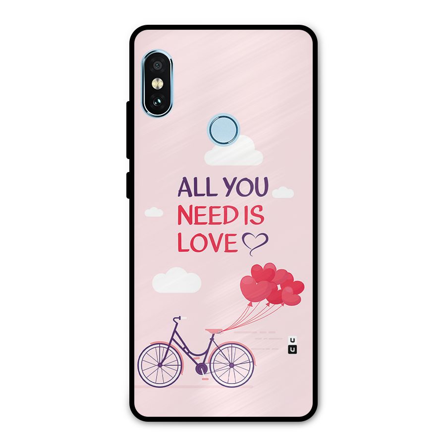 Cycle Of Love Metal Back Case for Redmi Note 5 Pro