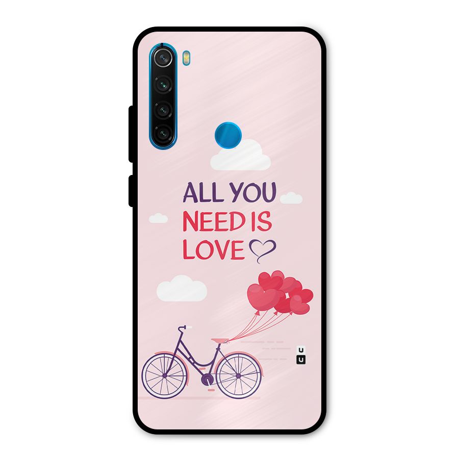 Cycle Of Love Metal Back Case for Redmi Note 8