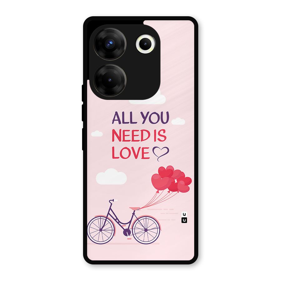Cycle Of Love Metal Back Case for Tecno Camon 20 Pro