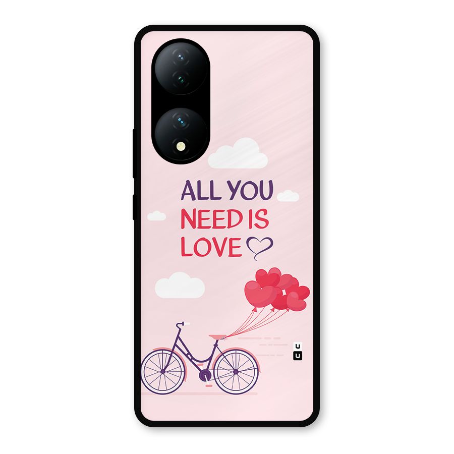 Cycle Of Love Metal Back Case for Vivo T2