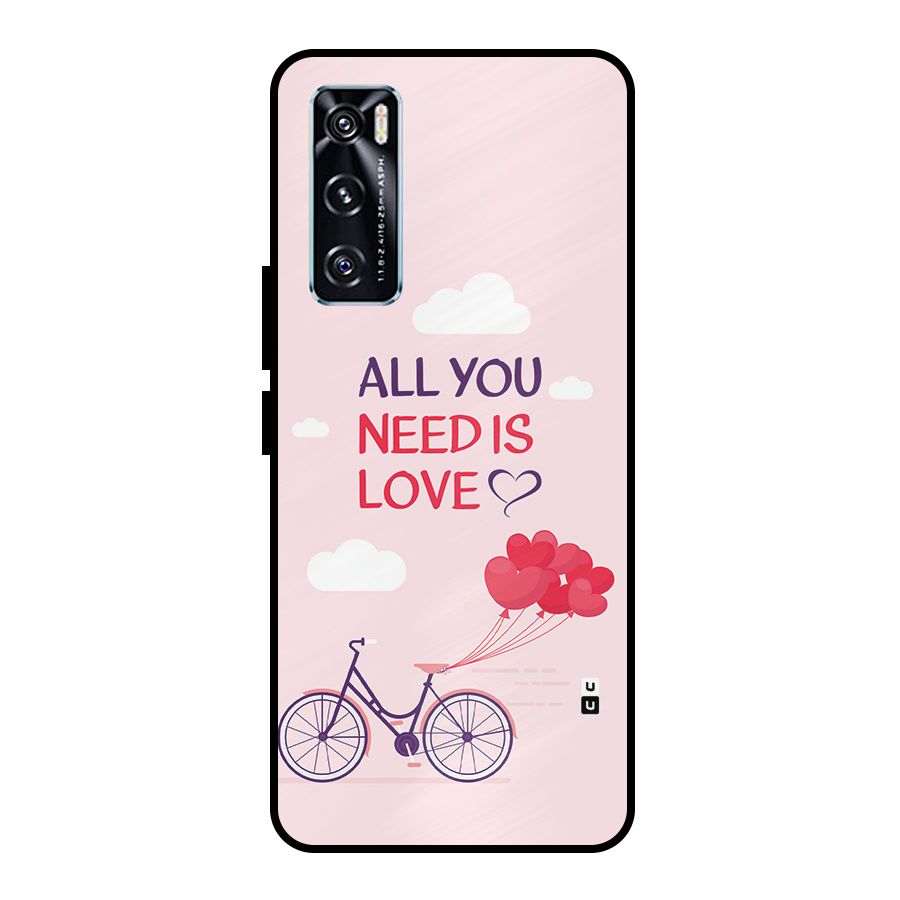 Cycle Of Love Metal Back Case for Vivo V20 SE