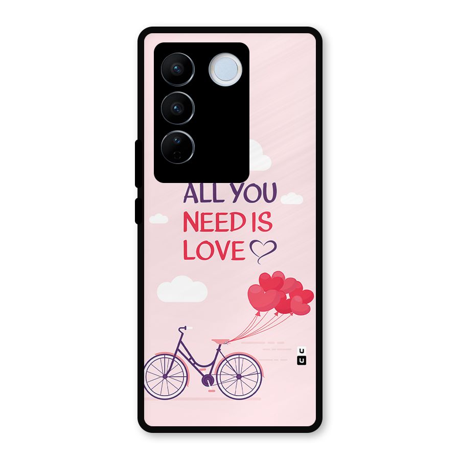 Cycle Of Love Metal Back Case for Vivo V27