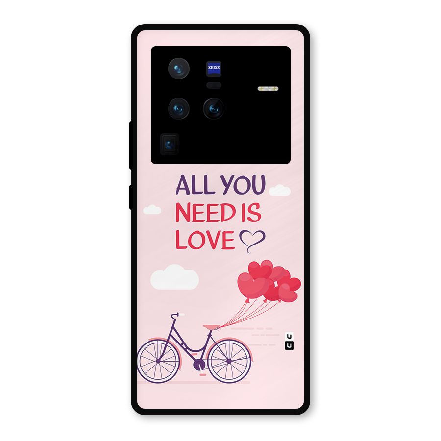 Cycle Of Love Metal Back Case for Vivo X80 Pro