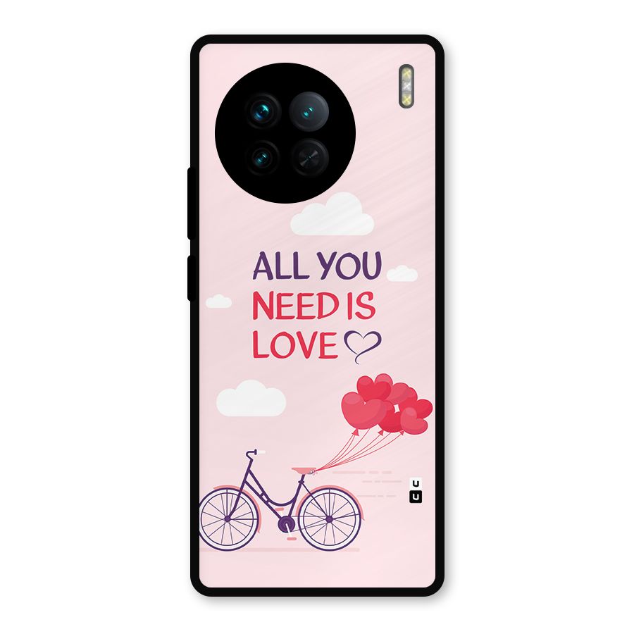Cycle Of Love Metal Back Case for Vivo X90