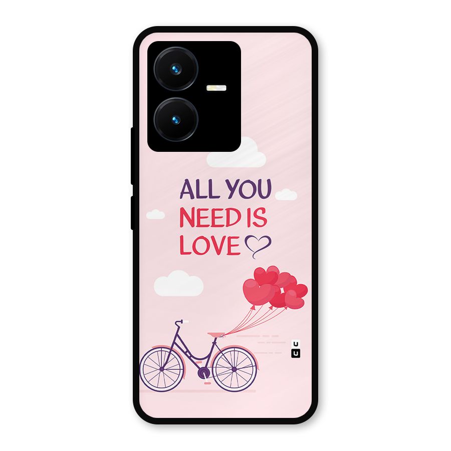 Cycle Of Love Metal Back Case for Vivo Y22