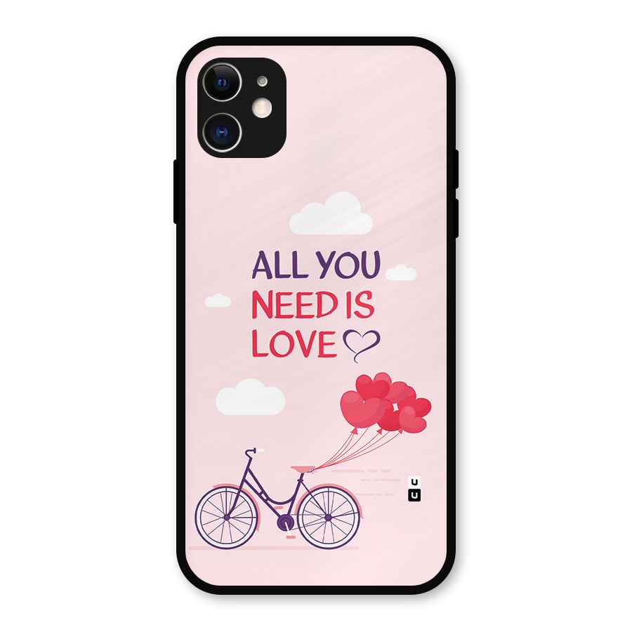 Cycle Of Love Metal Back Case for iPhone 11