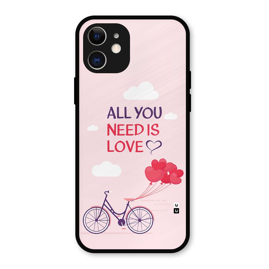 Cycle Of Love Metal Back Case for iPhone 12