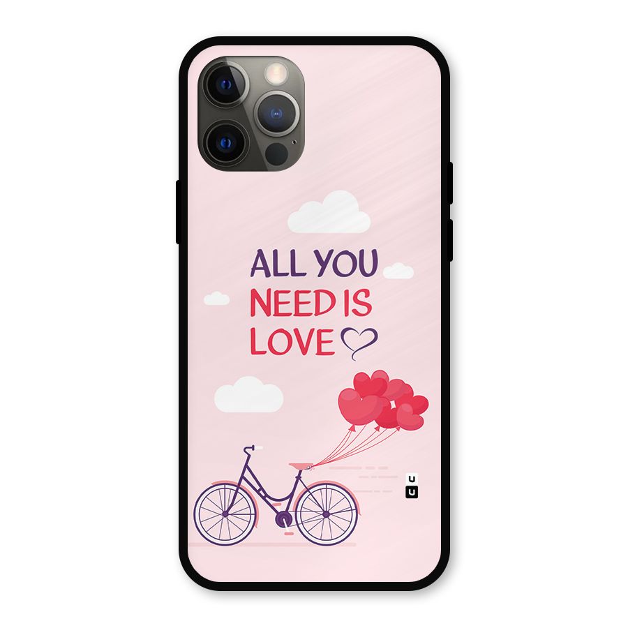 Cycle Of Love Metal Back Case for iPhone 12 Pro