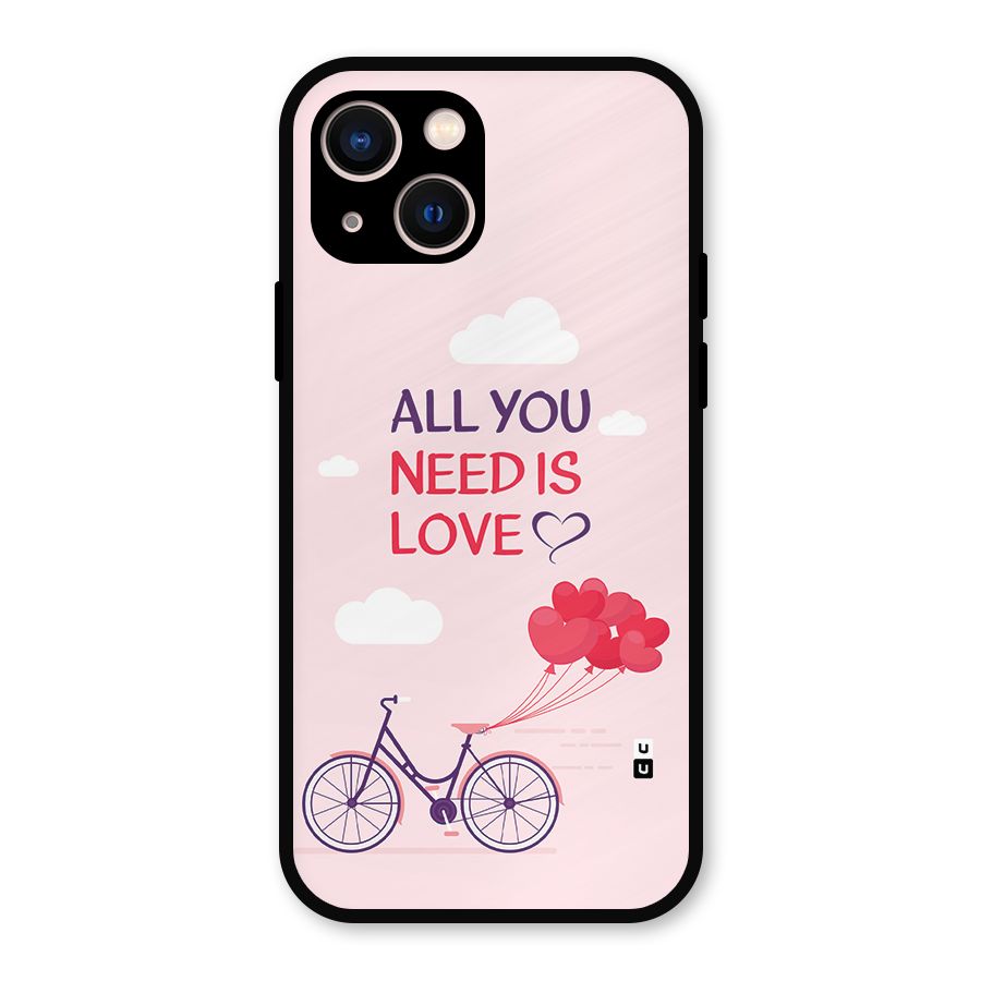 Cycle Of Love Metal Back Case for iPhone 13