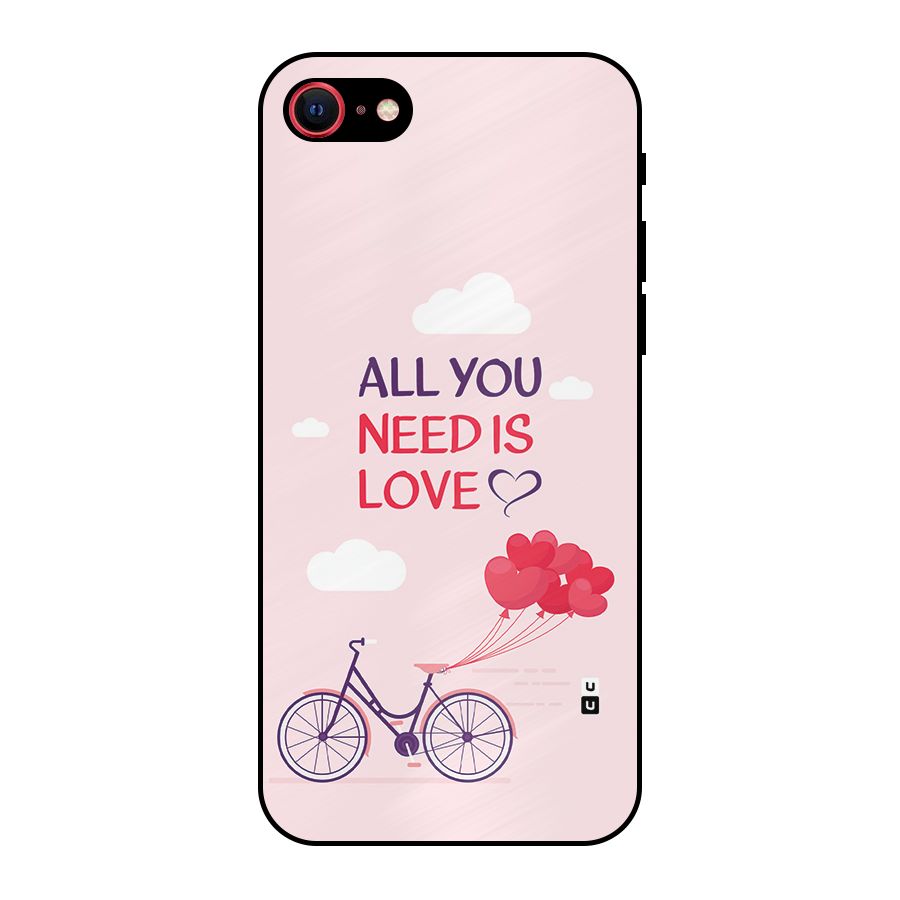 Cycle Of Love Metal Back Case for iPhone SE 2022
