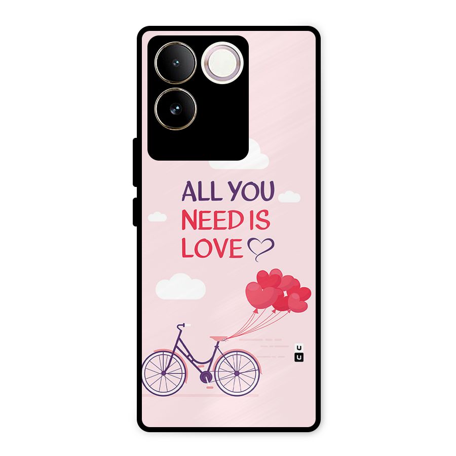 Cycle Of Love Metal Back Case for iQOO Z7 Pro