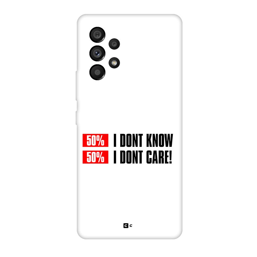D Dont Know Back Case for Galaxy A53 5G