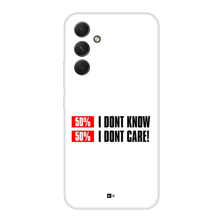 D Dont Know Back Case for Galaxy A54