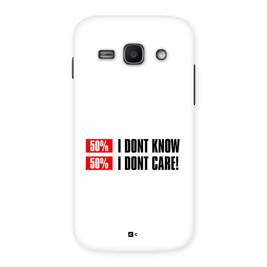 D Dont Know Back Case for Galaxy Ace3