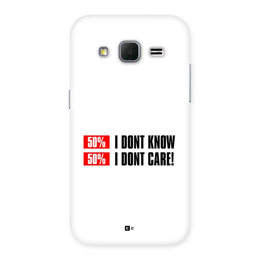 D Dont Know Back Case for Galaxy Core Prime