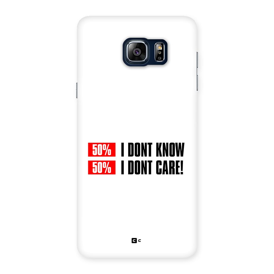 D Dont Know Back Case for Galaxy Note 5