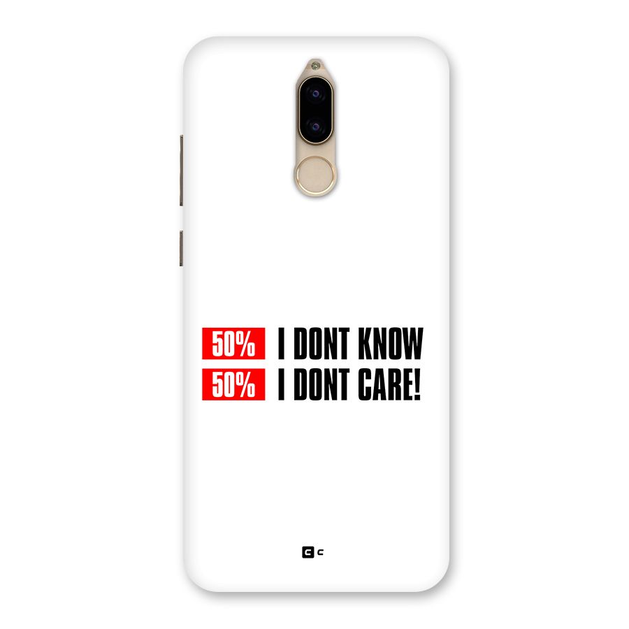 D Dont Know Back Case for Honor 9i
