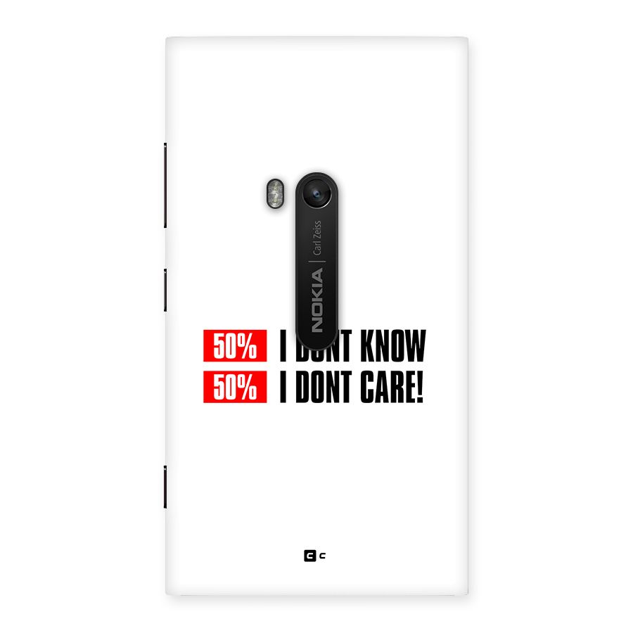 D Dont Know Back Case for Lumia 920