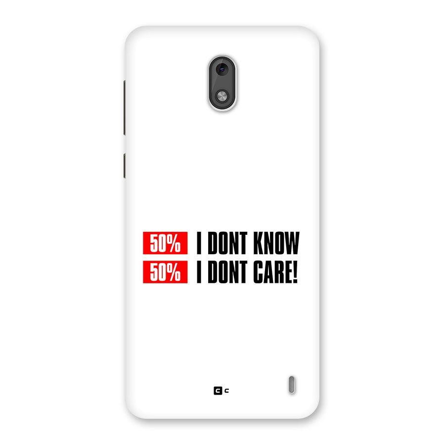 D Dont Know Back Case for Nokia 2
