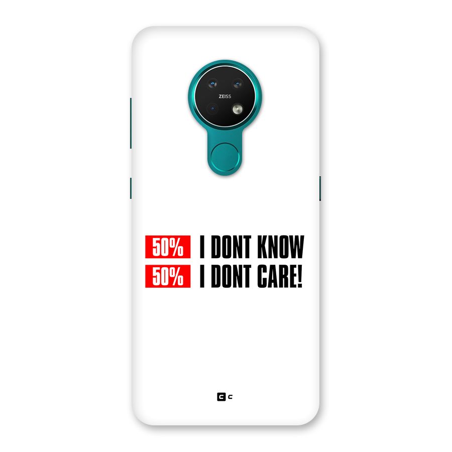D Dont Know Back Case for Nokia 7.2
