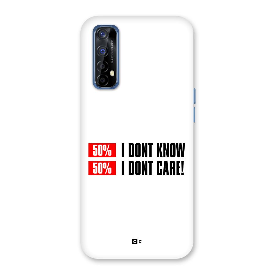 D Dont Know Back Case for Realme 7
