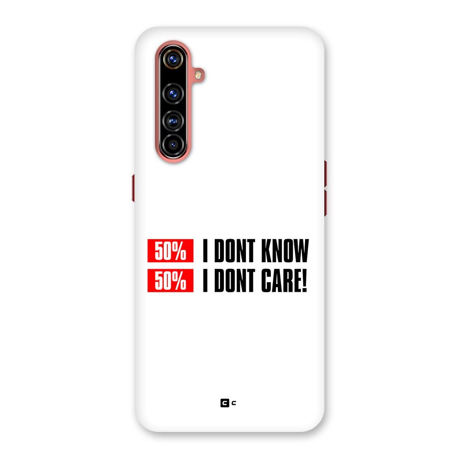 D Dont Know Back Case for Realme X50 Pro
