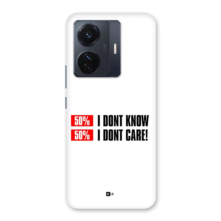 D Dont Know Back Case for Vivo T1 Pro