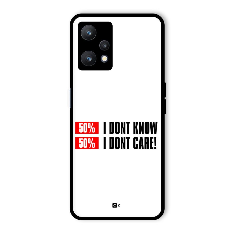 D Dont Know Glass Back Case for Realme 9 Pro 5G