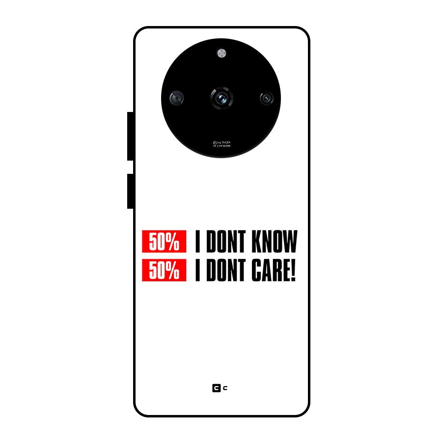 D Dont Know Glass Back Case for Realme Narzo 60 5G