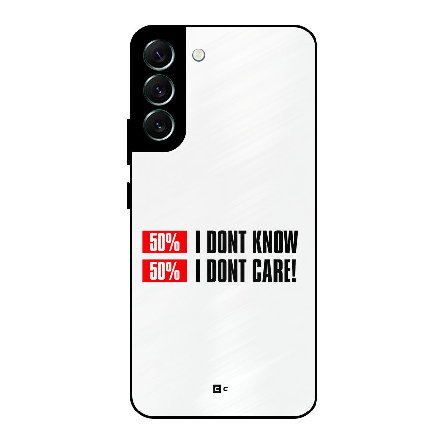 D Dont Know Metal Back Case for Galaxy S22 Plus 5G
