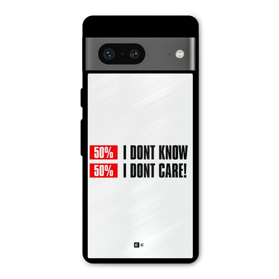 D Dont Know Metal Back Case for Google Pixel 7