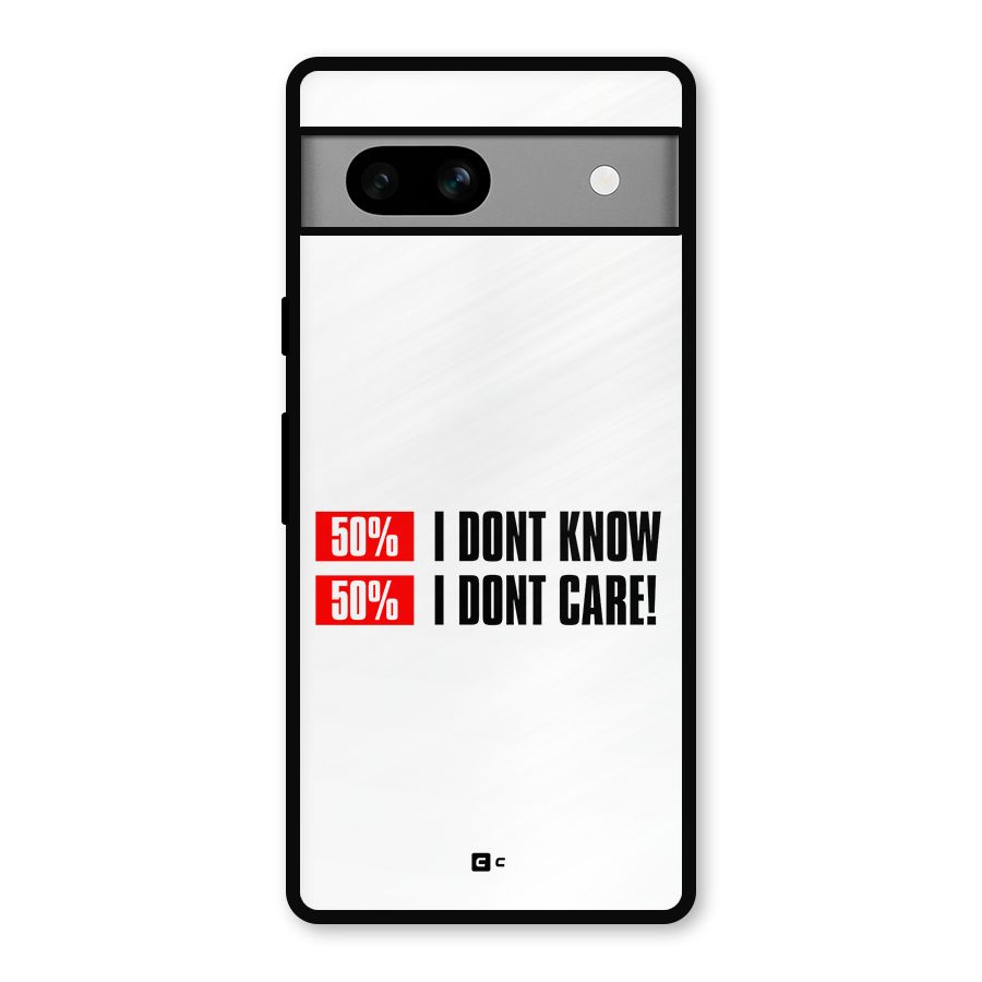 D Dont Know Metal Back Case for Google Pixel 7a