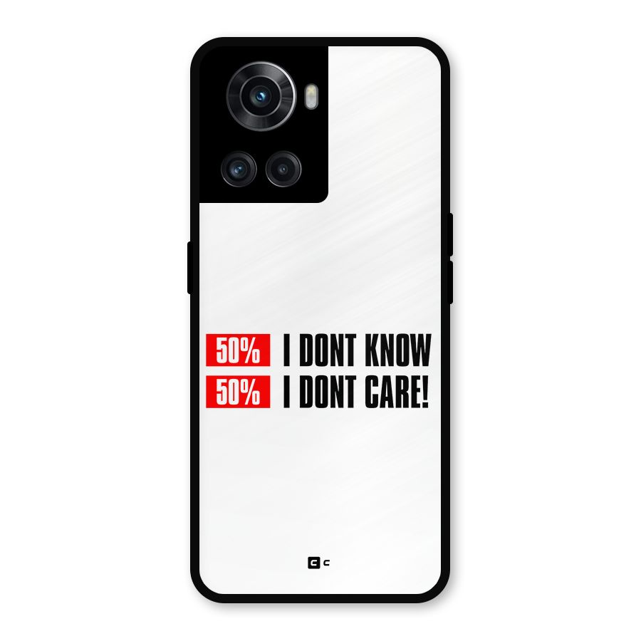 D Dont Know Metal Back Case for OnePlus 10R
