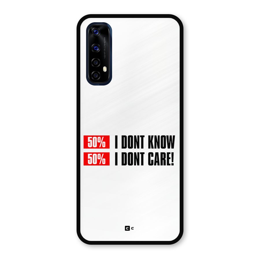 D Dont Know Metal Back Case for Realme 7