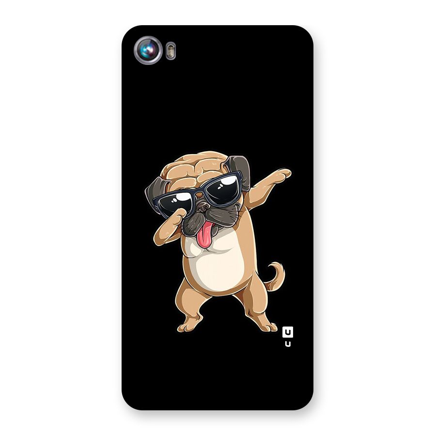 Dab Cool Dog Back Case for Canvas Fire 4 (A107)