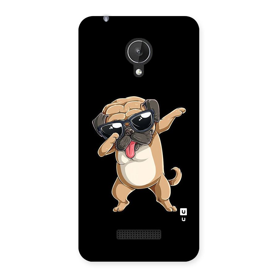 Dab Cool Dog Back Case for Canvas Spark Q380