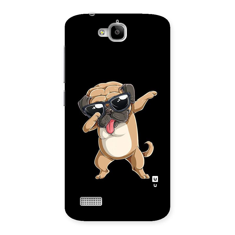 Dab Cool Dog Back Case for Honor Holly