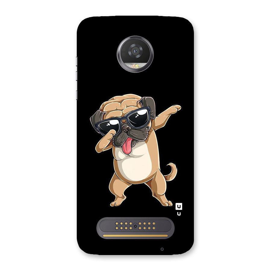 Dab Cool Dog Back Case for Moto Z2 Play