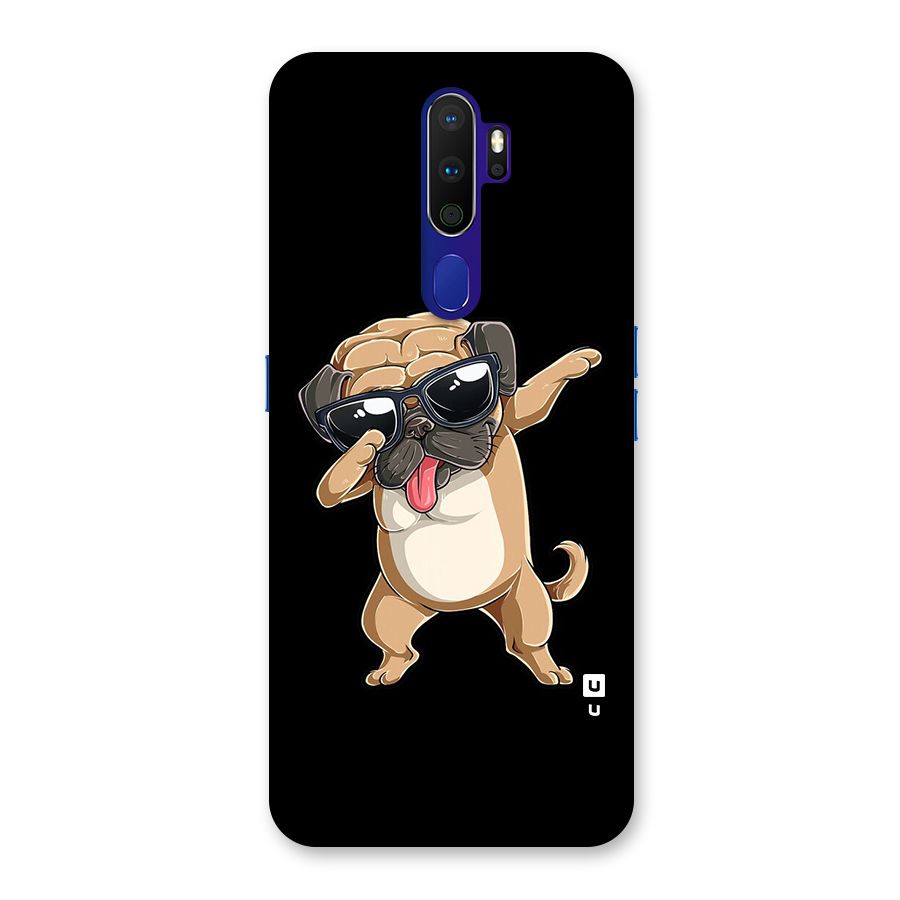 Dab Cool Dog Back Case for Oppo A9 (2020)