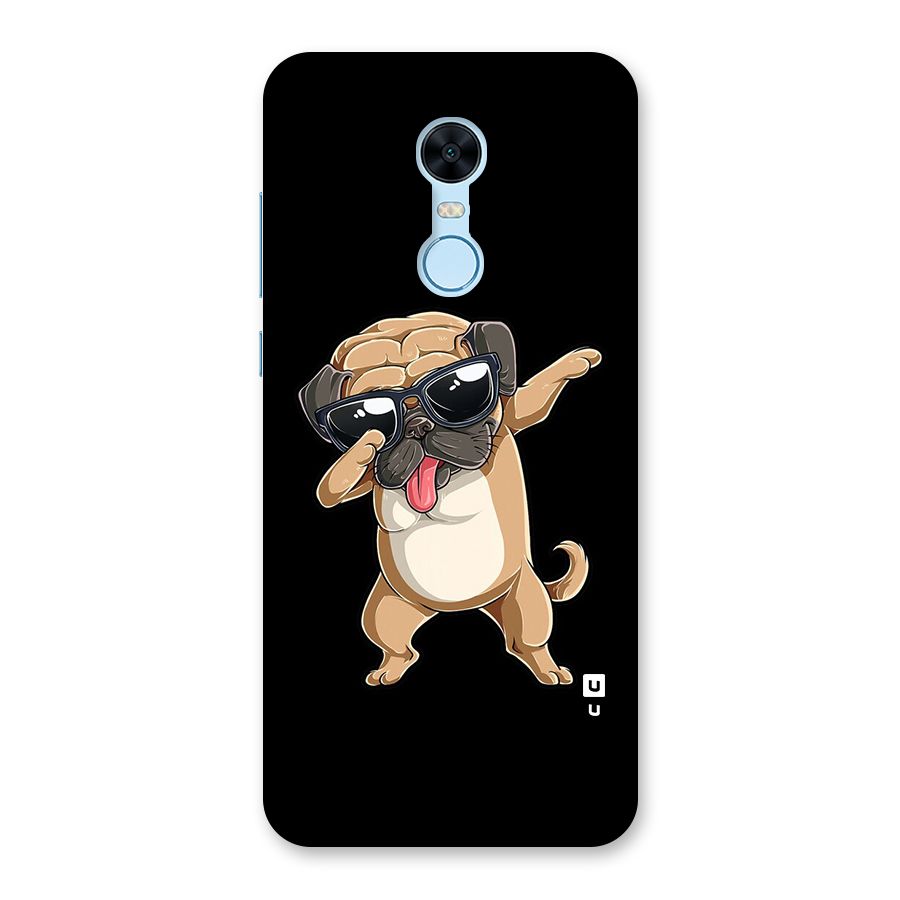 Dab Cool Dog Back Case for Redmi Note 5