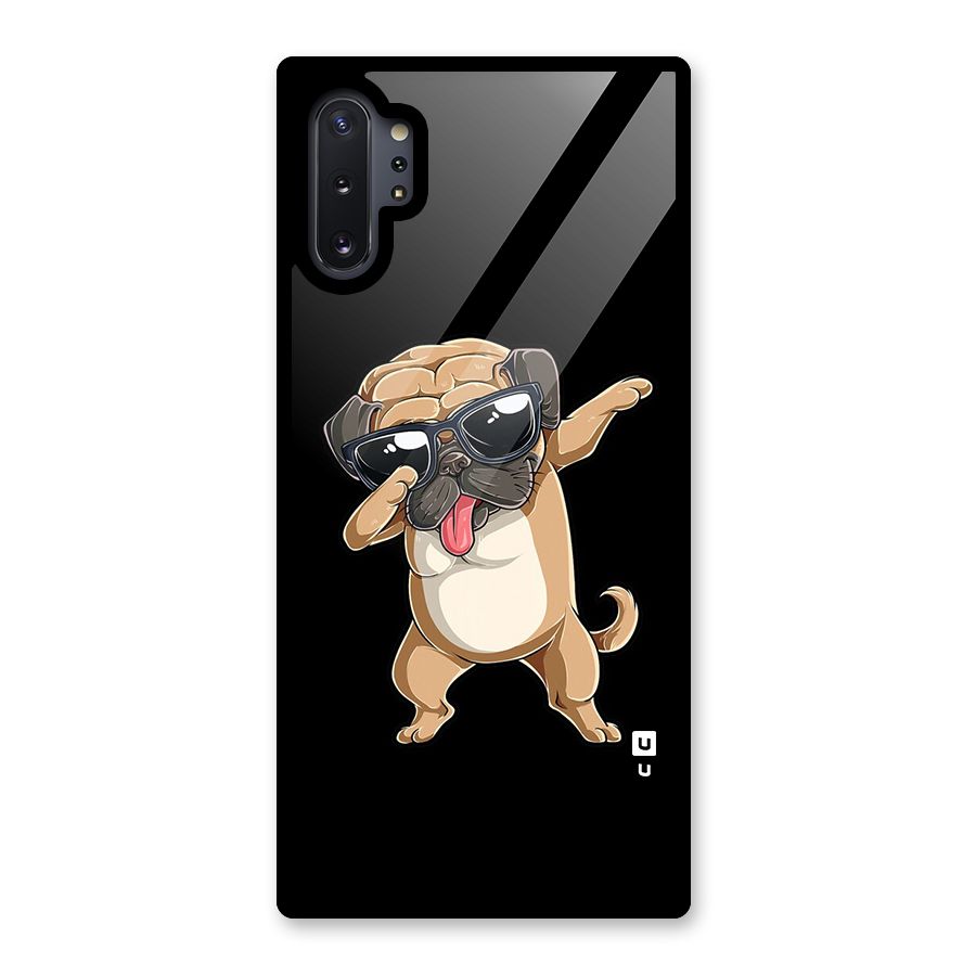 Dab Cool Dog Glass Back Case for Galaxy Note 10 Plus