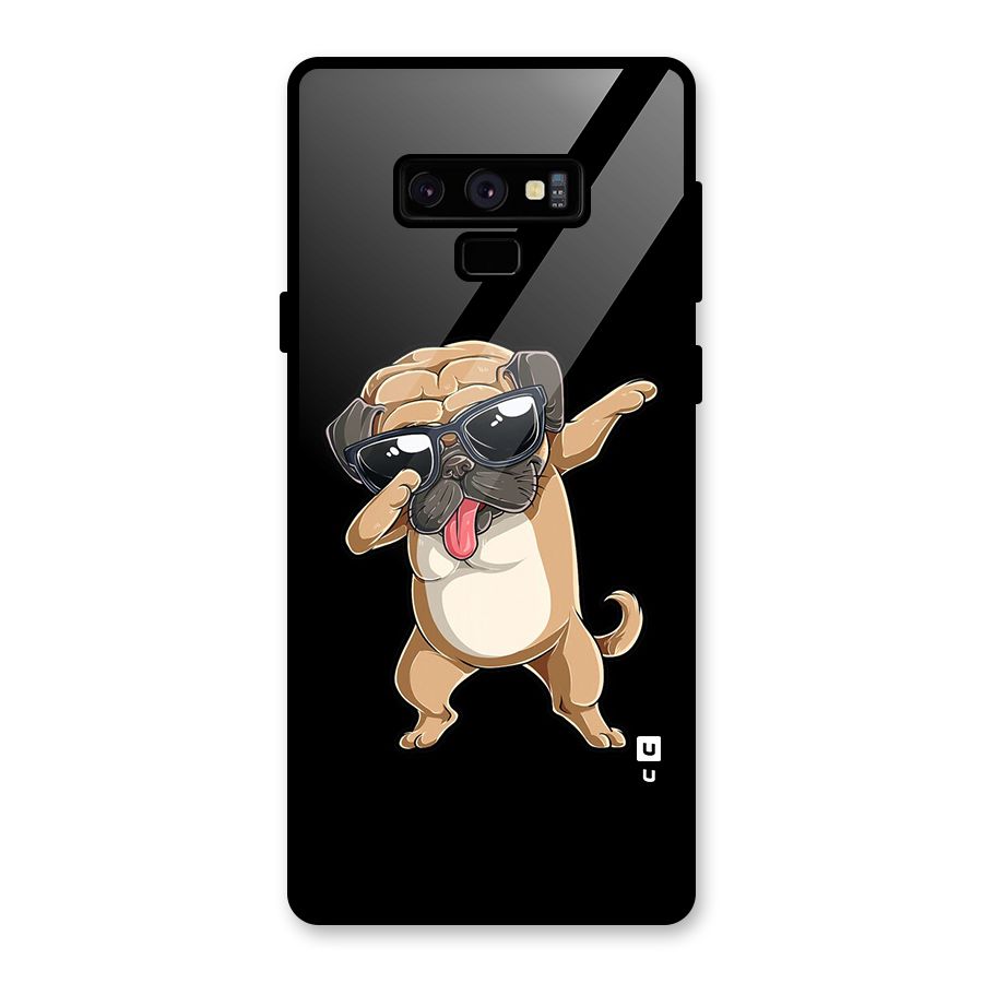 Dab Cool Dog Glass Back Case for Galaxy Note 9