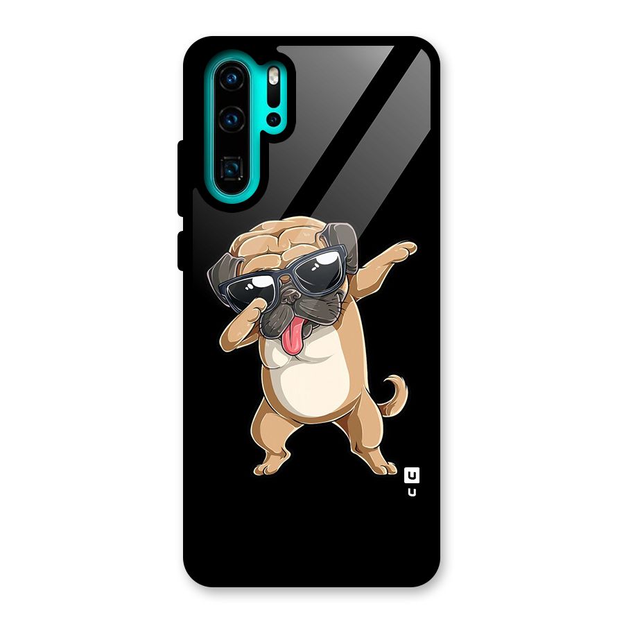 Dab Cool Dog Glass Back Case for Huawei P30 Pro