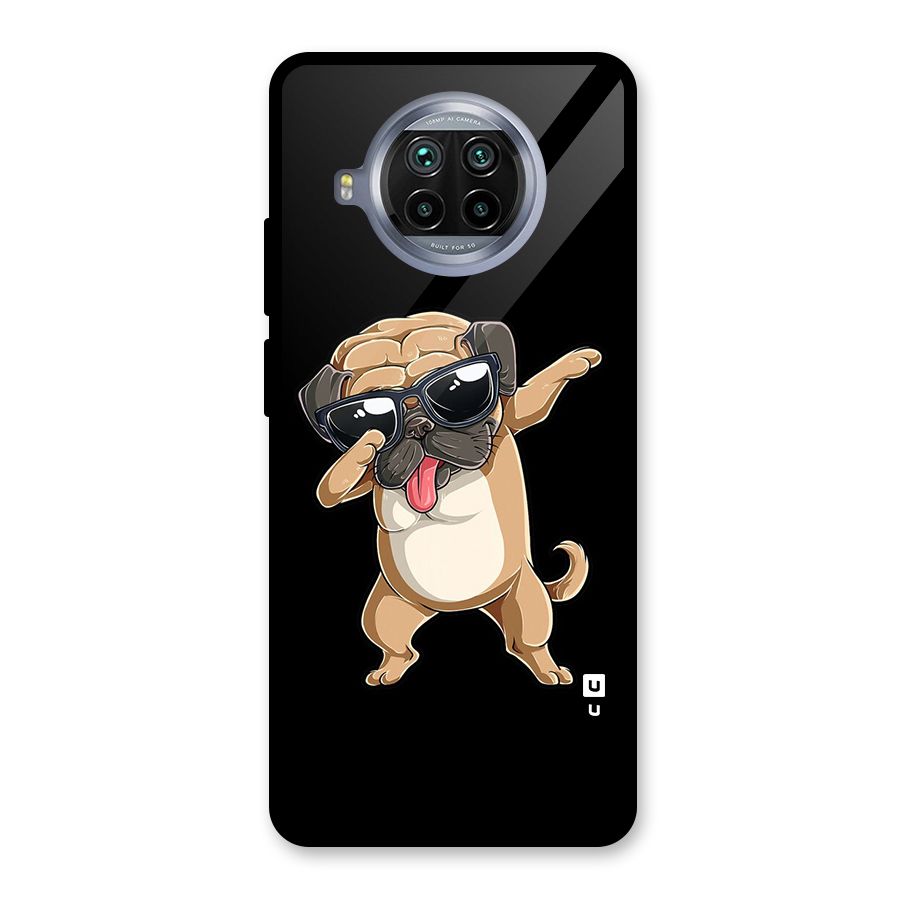 Dab Cool Dog Glass Back Case for Mi 10i
