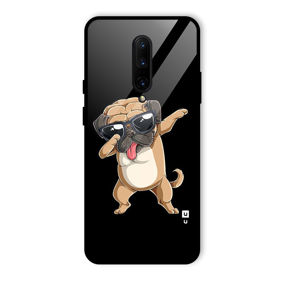 Dab Cool Dog Glass Back Case for OnePlus 7 Pro