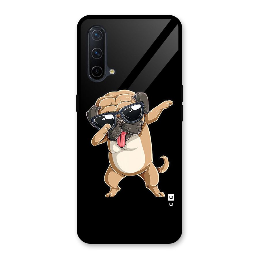Dab Cool Dog Glass Back Case for OnePlus Nord CE 5G