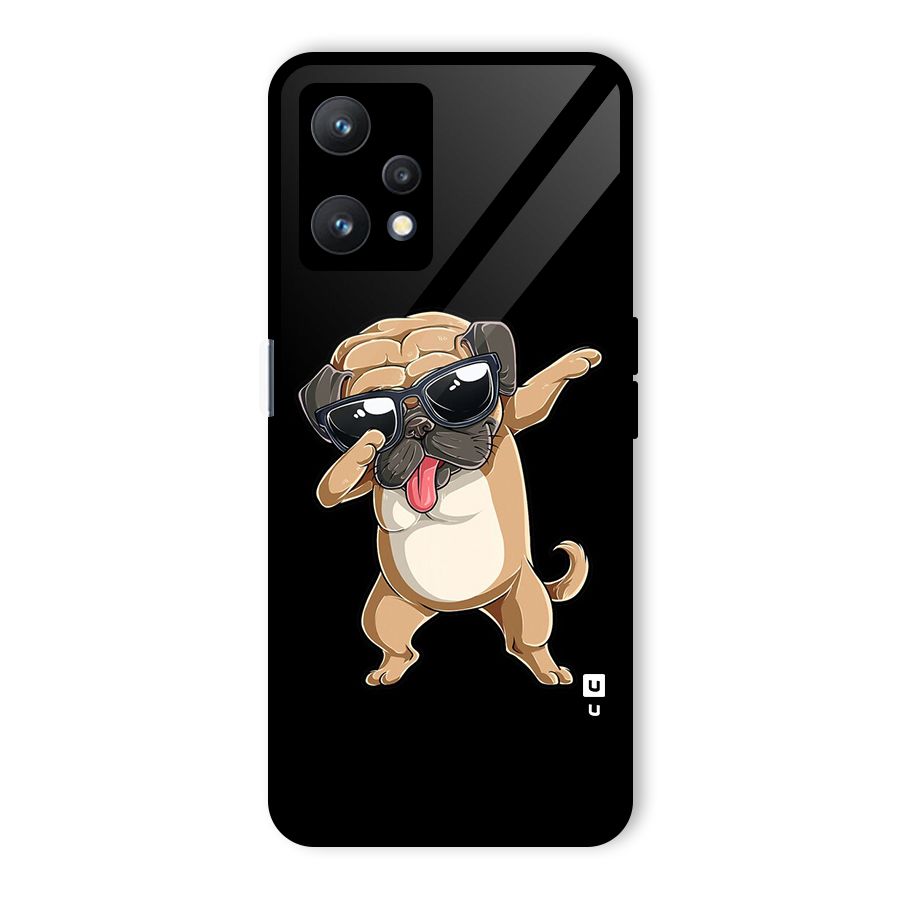 Dab Cool Dog Glass Back Case for Realme 9 Pro 5G