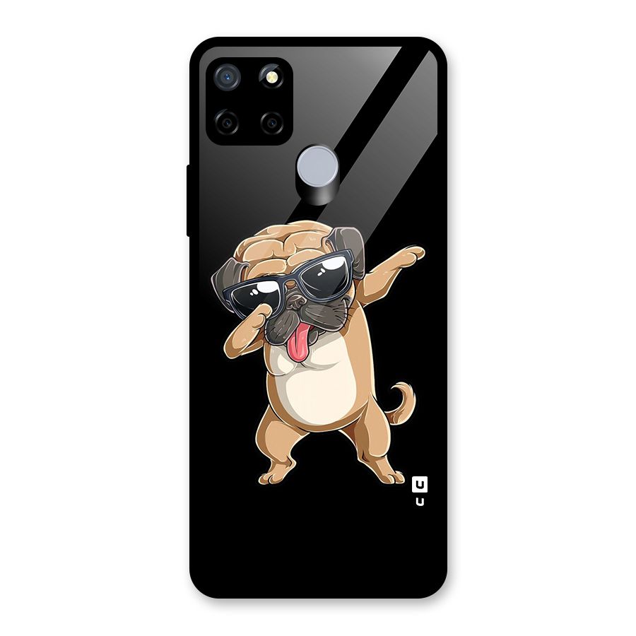 Dab Cool Dog Glass Back Case for Realme C12